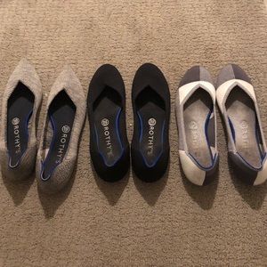 Rothy’s Size 9. Pointed toe size 9.5.